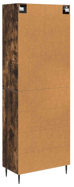 Szekrény szett 2 pcs Füstös Tölgy 66 x 34,5 x 89,5 cm