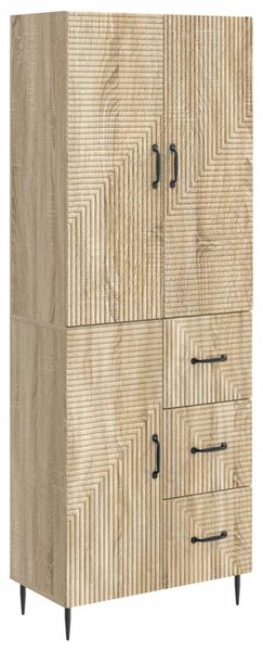 Szekrény szett 2 pcs Sonoma Tölgy 66 x 34,5 x 89,5 cm