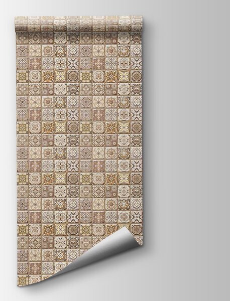 Fotótapéta Négyzetek és négyzetek mintázata, Designer fali fotótapéta, Népszerű fotótapéta, t00829 - Tapeko.hu