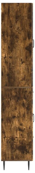 Szekrény szett 2 pcs Füstös Tölgy 66 x 34,5 x 89,5 cm
