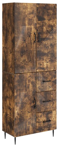 Szekrény szett 2 pcs Füstös Tölgy 66 x 34,5 x 89,5 cm