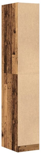 Antik fa színű szerelt fa patikaszekrény 30 x 41 x 174,5 cm