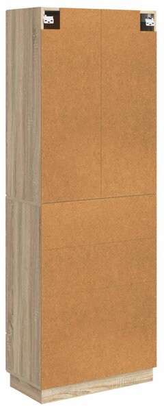 Szekrény szett 2 pcs Sonoma Tölgy 66 x 34,5 x 87 cm Szerelt Fa