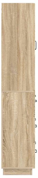 Szekrény szett 2 pcs Sonoma Tölgy 66 x 34,5 x 87 cm Szerelt Fa