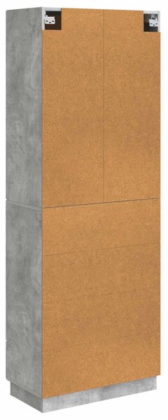 Szekrény szett 2 pcs Betonszürke 66 x 34,5 x 87 cm Szerelt Fa