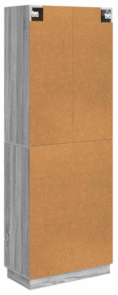 Szekrény szett 2 pcs Szürke Sonoma 66 x 34,5 x 87 cm Szerelt Fa