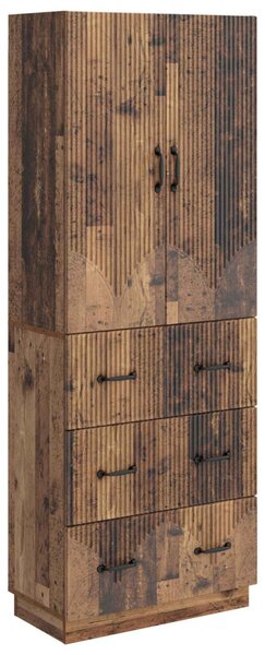 Szekrény szett 2 pcs Antik Fa 66 x 34,5 x 87 cm Szerelt Fa