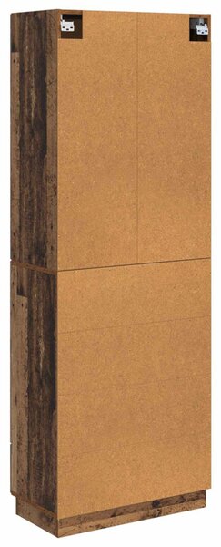 Szekrény szett 2 pcs Antik Fa 66 x 34,5 x 87 cm Szerelt Fa