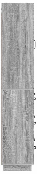 Szekrény szett 2 pcs Szürke Sonoma 66 x 34,5 x 87 cm Szerelt Fa