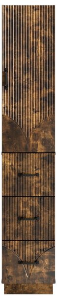 Szekrény szett 2 pcs Füstös Tölgy 33 x 34,5 x 87 cm Szerelt Fa
