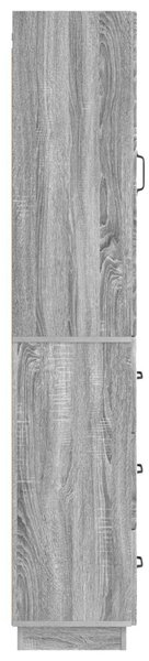 Szekrény szett 2 pcs Szürke Sonoma 33 x 34,5 x 87 cm Szerelt Fa