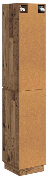 Szekrény szett 2 pcs Antik Fa 33 x 34,5 x 87 cm Szerelt Fa