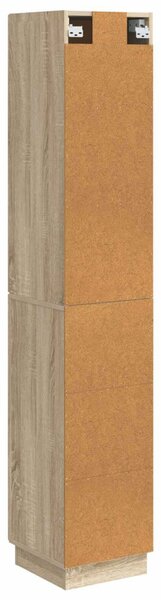 Szekrény szett 2 pcs Sonoma Tölgy 33 x 34,5 x 87 cm Szerelt Fa