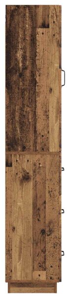 Szekrény szett 2 pcs Antik Fa 33 x 34,5 x 87 cm Szerelt Fa