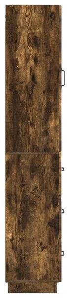 Szekrény szett 2 pcs Füstös Tölgy 33 x 34,5 x 87 cm Szerelt Fa