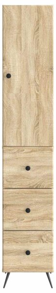 Szekrény szett 2 pcs Sonoma Tölgy 34,5 x 34,5 x 90 cm