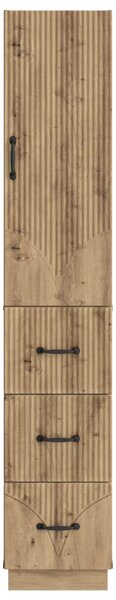 Szekrény szett 2 pcs Kézműves Tölgy 33 x 34,5 x 87 cm