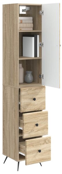 Szekrény szett 2 pcs Sonoma Tölgy 34,5 x 34,5 x 90 cm