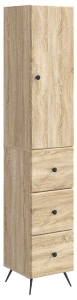 Szekrény szett 2 pcs Sonoma Tölgy 34,5 x 34,5 x 90 cm