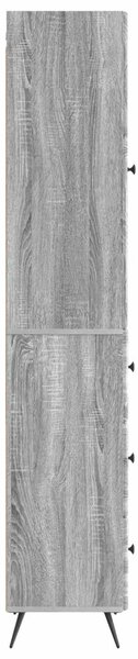 Szekrény szett 2 pcs Szürke Sonoma 34,5 x 34,5 x 90 cm