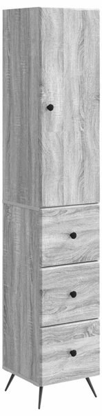 Szekrény szett 2 pcs Szürke Sonoma 34,5 x 34,5 x 90 cm