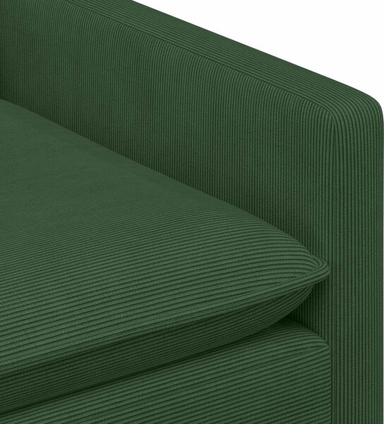 VidaXL Kanapé Dzsungel zöld 156 x 81 x 87,5 cm Szövet
