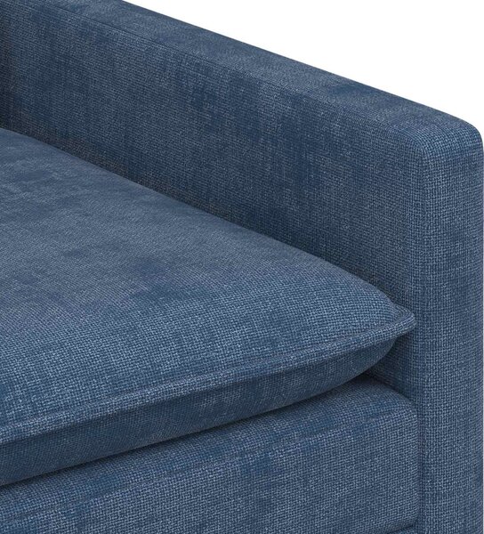 VidaXL Kanapé Kék 126 x 81 x 87,5 cm Poliészter
