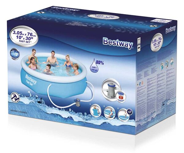 Bestway Fast Set 57270 medenceszett 305 x 76 cm