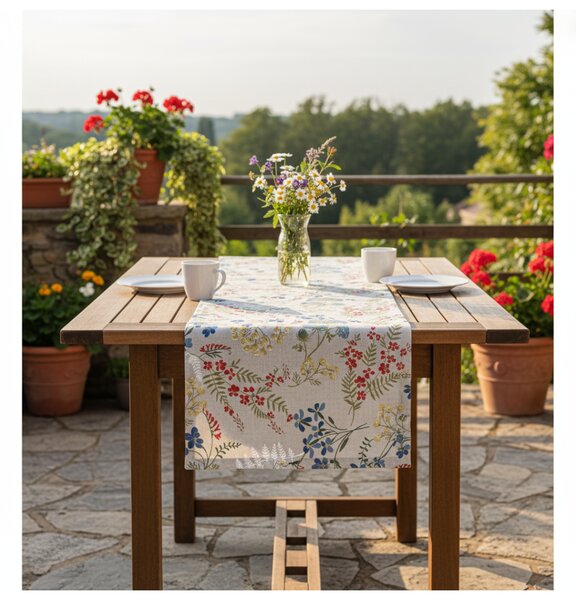 Asztalterítő Réti virágok summer