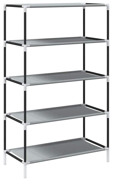 Szürke nem szőtt szövetből cipőszekrény 60,5x30x97 cm