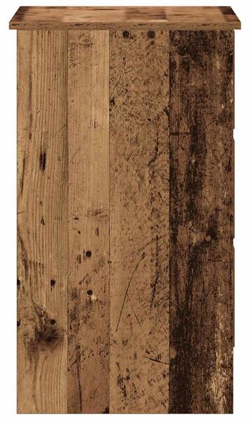 Antik fa szerelt fa íróasztal 90x45x76 cm