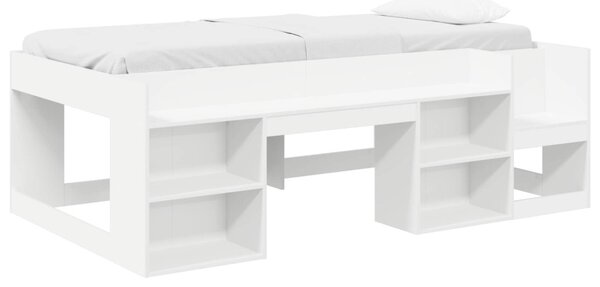 Gyerekágy keret tárolóval Fehér 98.5 x 200 cm Szerelt Fa