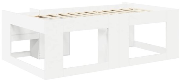 Gyerekágy keret tárolóval Fehér 98.5 x 200 cm Szerelt Fa