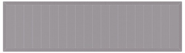 Kert étkező szett 15 pcs Világosszürke Polt rattan