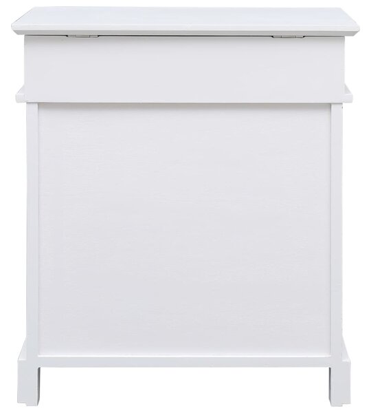 Fehér császárfa cipőszekrény 50 x 28 x 58 cm