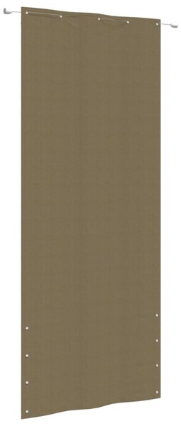 VidaXL tópszínű oxford-szövet erkélyparaván 100 x 240 cm