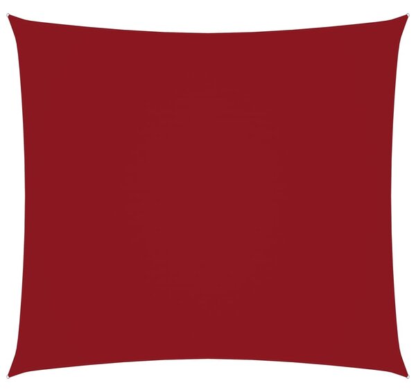 VidaXL piros négyzet alakú oxford-szövet napvitorla 4,5 x 4,5 m