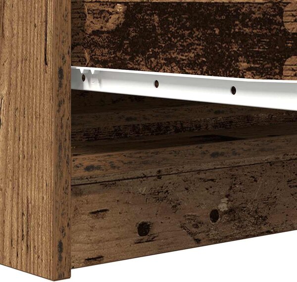 Antik fa szerelt fa tálalószekrény 100x35x76 cm