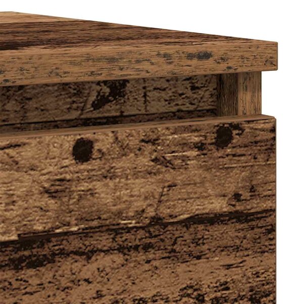 Antik fa szerelt fa tálalószekrény 100x35x76 cm