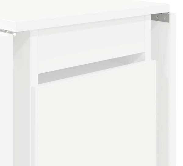 Étkezőasztal 2 pcs 140 x 80 x 77 cm Szerelt Fa Fehér