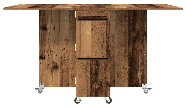 Étkezőasztal 2 pcs 140 x 80 x 77 cm Szerelt Fa Antik Fa