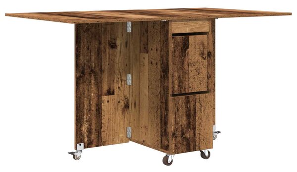 Étkezőasztal 2 pcs 140 x 80 x 77 cm Szerelt Fa Antik Fa
