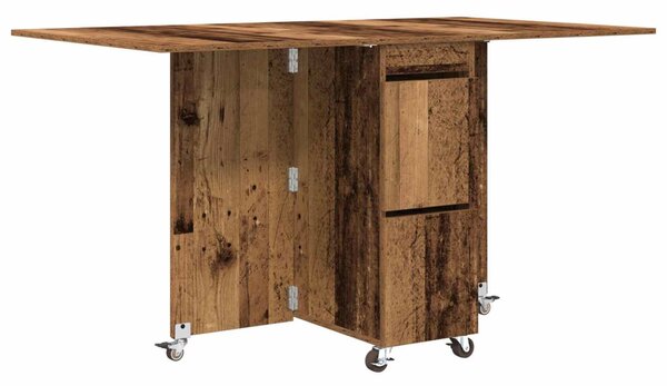 Étkezőasztal 2 pcs 140 x 80 x 77 cm Szerelt Fa Antik Fa