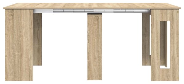 Étkezőasztal 180 x 85 x 75 cm Szerelt Fa Sonoma Tölgy