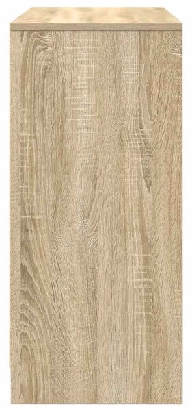 Sonoma tölgy színű szerelt fa tálalóasztal 85x34x76 cm