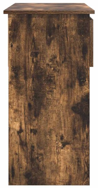 Füstös tölgy színű konzolasztal fiókokkal 85,5x38,5x74,5 cm
