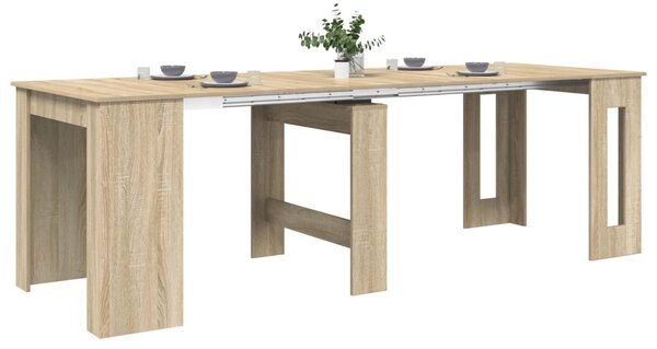 Étkezőasztal 240 x 85 x 75 cm Szerelt Fa Sonoma Tölgy