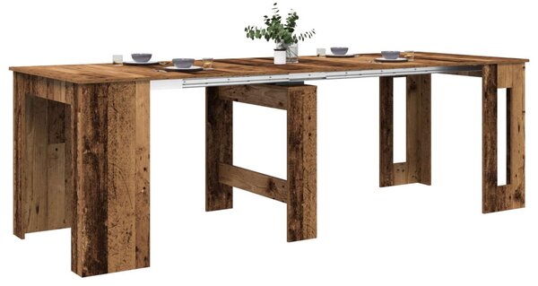 Étkezőasztal 240 x 85 x 75 cm Szerelt Fa Antik Fa Négyszögletes