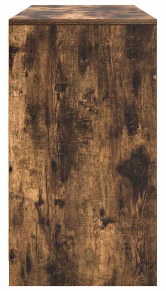 Füstös tölgy színű szerelt fa íróasztal 120x42x76 cm