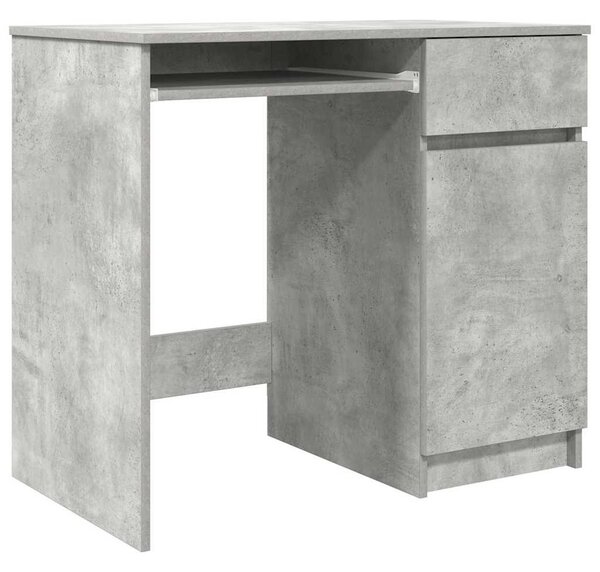 Betonszürke forgácslap íróasztal 86x49x76 cm